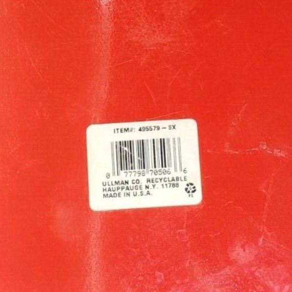 Vintage Christmas Cookie Container Plastic Santa Workshop Collectible Ullman - Picture 4 of 5